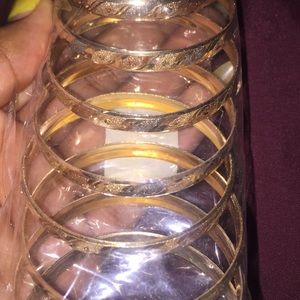 Gold bracelets